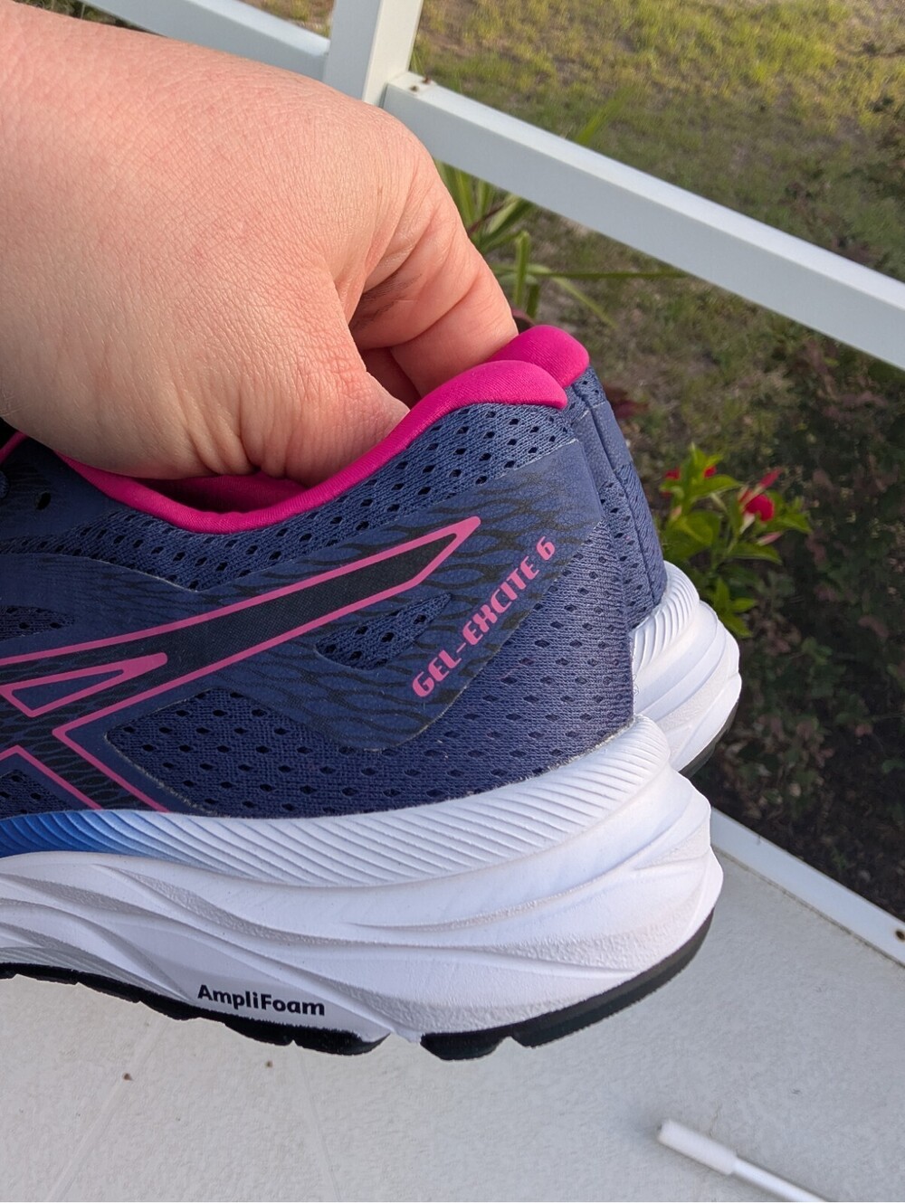 ASICS Women's GEL-Excite 6 Running Shoes Sz 6 Indigo Pink Rave Athletic Comfort - Picture 11 of 13